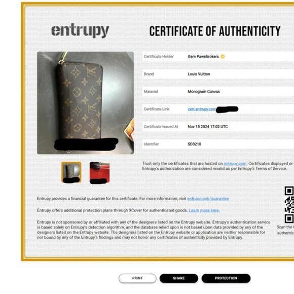 Louis Vuitton Brown Monogram Canvas Zippy Wallet - Picture 2 of 13